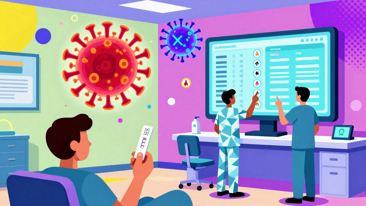 Influenza vs. COVID-19: Testing, Treatment, and Isolation Guidance for 2025