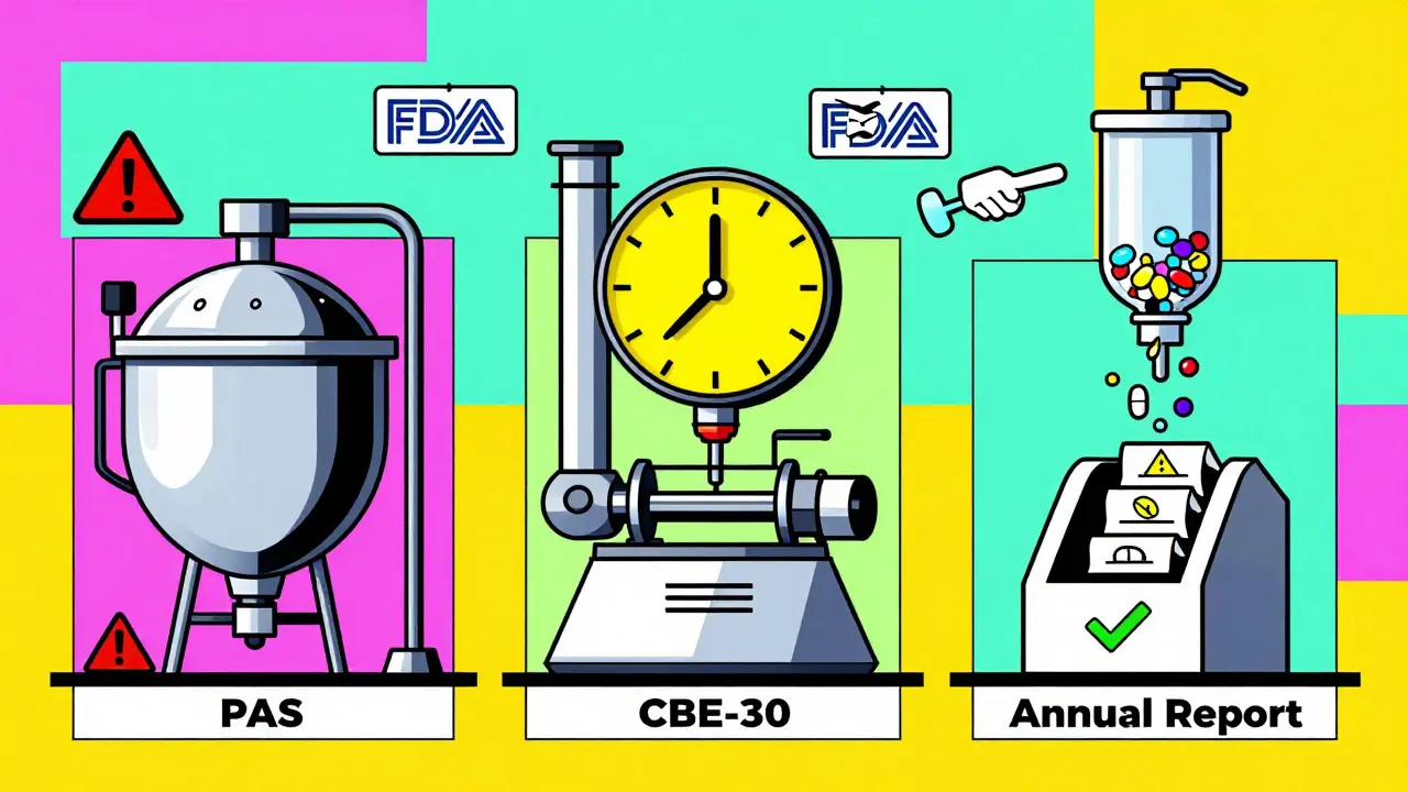 Manufacturing Changes: Notification and Approval Requirements for Pharmaceutical Quality