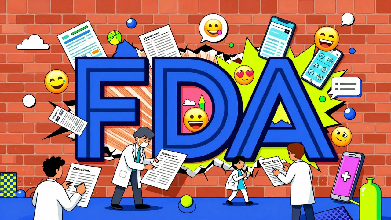 FDA wall crumbling as colorful real-world data floods in, doctors struggle with paperwork.